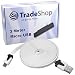 Produktbild Ultralanges 3m Meter Highspeed Micro USB 2.0 Flachkabel Ladekabel Datenkabel für Hisense C1 King Kong 2 Homtom HT6 HTC Desire 630 825 One A9 S9 ID2ME ID1 LG Bello II Class K10 K4 K5 K8 V10 WineSmart X cam screen Caterpillar Cat S60