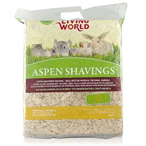 Living World Wood Aspen Shavings, 2500-Cubic Inch