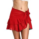 2 Pezzi Copricostume Da Bagno In Chiffon: Pareo Spiaggia Lunghi 140 Cm, Bikini Cover Up, Sciarpa Multiuso Per Donna, Leggeri E Asciugatura Rapida
