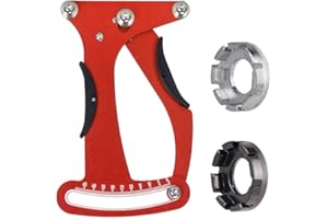 CJBIN Tensiometro Raggi Bici, Bicicletta Raggi Tensione Misuratore Calibrazione Strumento,Misuratore di Tensione per Raggi di Bicicletta con 2 Tira Raggi per Bici,per Bicicletta Ruota Raggi Correzione