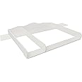 Puckdaddy Noah | Changing Mat Compatible with IKEA Hemnes Dressers etc. | 160 x 80 x 15 cm | Changing Mat with MDF Wood Cover | Premium Changing Attachment Including Divider and Mounting Material for