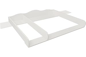 Puckdaddy Noah | Changing Mat Compatible with IKEA Hemnes Dressers etc. | 160 x 80 x 15 cm | Changing Mat with MDF Wood Cover | Premium Changing Attachment Including Divider and Mounting Material for