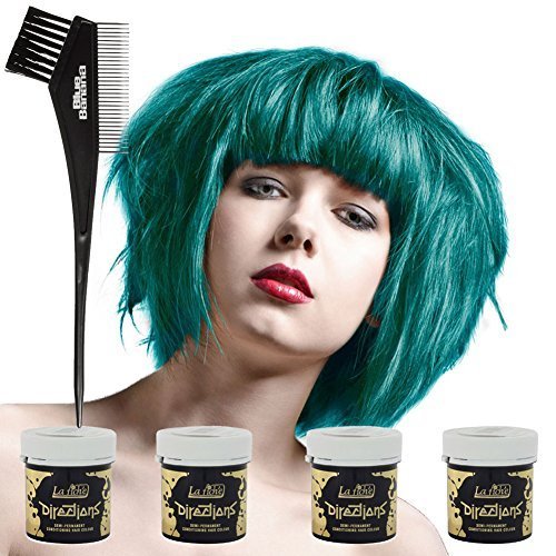 4 x La Riche Directions Semi-Perm Hair Colour Turquoise (ALL COLOURS Avail) 4x 88ml