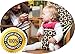 Baby high chair UK ? Best portable travel highchair for eating out and holidays ? Washable Squashable High chairs ? Baby Booster Seat ? Fits compact into it's own bag - MIPIES ®