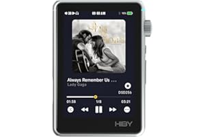 Hiby R3 II Odtwarzacz muzyki Hi-Res, DAC Dual ES9219C, DSD256, MQA16X, Ekran 3.2" (Srebrny)