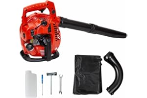 JHONSORR GERMANY DESIGN JHONSORR Soffiatore aspiratore trituratore per foglie a scoppio26 cc 3 in 1 con sacca di raccolta in dotazione da 40l