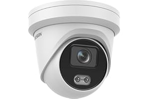 Hikvision DS-2CD2347G2-L(2,8 mm)(C) Turret kamera do monitoringu o rozdzielczości 4 megapikseli, oświetlenie do 30 m, kamera ColorVu z kolorowym obrazem w nocy dzięki białemu światłu