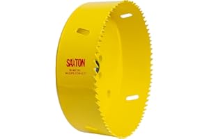SAXTON BLADES Saxton HSS Hole Saw Cutter M42 Bi-Metal 8% Cobalt Heavy Duty (14mm – 230mm) (130mm)
