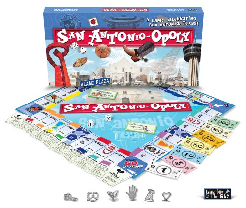 Preisvergleich Produktbild Late for the Sky SANA San Antonio-opoly Brettspiel