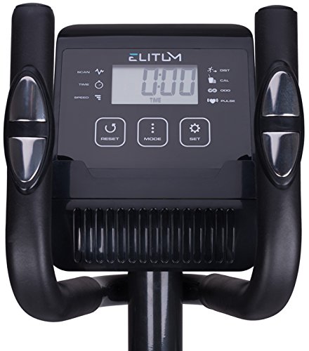 Elliptical Crosstrainer MX300 Ellipsentrainer mit Computer Handpulssensoren Transportrollen - 4