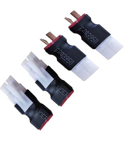 QTY-2 maschio Deans a femmina 4,0 mm adattatore connettore proiettile