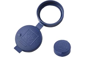 WUSJCOF 1 Pcs Tapa Universal para Depósito de Líquido Limpiaparabrisas, Tapón de Depósito de Lavado, Repuesto para Tanque de Líquido Limpiador, Compatible con la Mayoría de los Coches