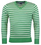 100% algodón pima. Tommy Hilfiger para Hombre Rayas Ribete elástico. con Cuello en V