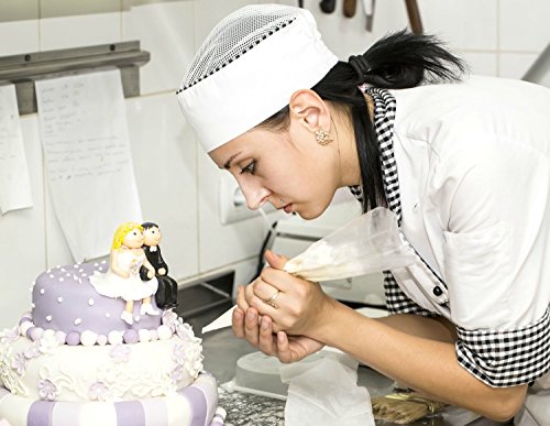 ilauke 200 Einweg Spritzbeutel Spritztüten für Spritztüllen Set groß Konditorei Einwegspritzbeutel 31 X 20 cm extra dick 0,04mm (200 Stück) - 9