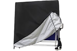 Gicov Table Tennis Cover Outdoor Waterproof Heavy Duty Indoor Ping Pong Table Cover All Weather Protection for Folding Table Tennis Table Extra Large Patio Furniture Accessories