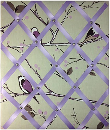 Notice Boards, Memo Boards, Ribbon Boards Size Large 40x48cm "Birds" Wall Decor