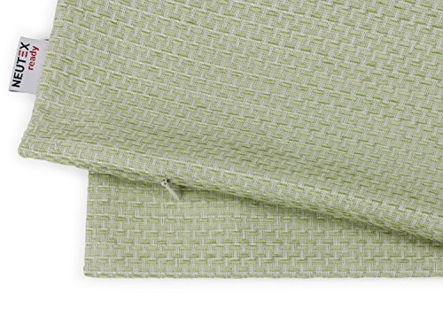 Doppelpack zum Sparpreis – Kissenhülle Rio – moderne Wohndekoration von Trend Collection in elegantem Design – erhältlich in 12 modischen Farben und 3 Größen, 60 x 60 cm, lime - 8