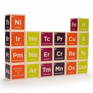 periodic amazon table blocks Blocks in Amazon.co.uk: Periodic Uncle  Toys USA: Goose Made Table