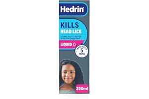 Hedrin Kills Headlice Liquid Gel, Fast and Effective Lice and Nit Treatment, Kills Head Lice and Eggs, 8 Treatments, Clinically Tested, Suitable for Adults and Children, 250ml