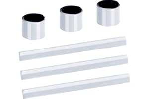 URAQT Bandas Reflectoras, Brazalete Reflectante Altamente Reflexivo, Bandas de Muñeca/Tobillo, Blanco Banda de Seguridad Reflectantes a Presión, Bandas de Neón para Running, Ciclismo, Niños