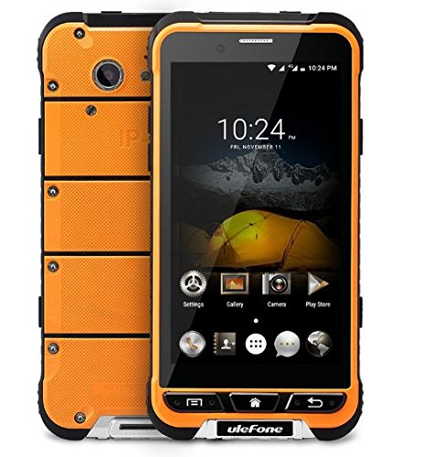 Ulefone ARMOR - 4.7 pollici Corning Gorilla Glass 3 schermo impermeabile antiurto antipolvere IP68 4G smartphone Android 6.0 Octa core a 1,3 GHz 3GB di RAM 32GB ROM 5MP + 13 MP fotocamera NFC GPS Slim corpo - arancia