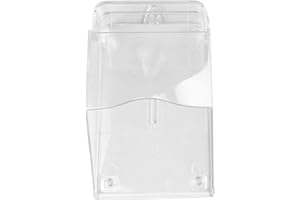 VALINK Door Bell Waterproof Cover, Waterproof Transparent Waterproof Door Bell Cover Wireless Doorbell Ring Chime Button Transparent Waterproof Cover For Doorbell Home Door Bell Chime