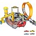 Produktbild Super Speed Loopingbahn Kinderrennbahn inklusive 4 Autos, Spielzeug mit Katapult