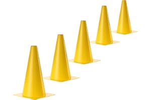 ‎SPORTIKEL24 SPORTIKEL24 Soft-Kegel 30 cm – 5 im Set – Soft-Pylone – Markierkegel – Fußball, Hundetraining, Pferdetraining & Kitas – für Agility- & Koordinationstraining – unzerbrechlich