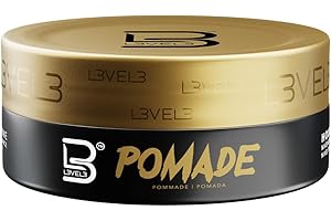L3 Vel3 Pomade - Delivers Brilliant Shine to Hair - Infused with Keratin - Promotes Healthy Hair - Flake Free Formula - Dries Light and Clean - Gel Hair an Uplifting Scent - Extreme Hold - 150 ml