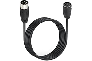 HTGuoji 7-Pin DIN-Kabel, 7-Pin Din männlich zu weiblich professionelles Premium-Audiokabel für Bang & Olufsen, Naim, Quad Stereo-Systeme (3 Meter)