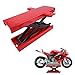 Produktbild Blackpoolal Motorradheber Motorradhebebühne Motorrad Hebebühne Scherenheber Lift Montagebock Montageständer Hubständer Rot