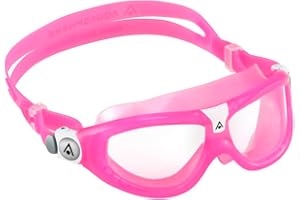 AQUA SPHERE AQUASPHERE Seal KID - Lunettes de Natation, Lunettes de piscine pour enfants 3 ans+ avec protection UV, joint en silicone et des verres anti-buée et anti-fuite pour garçon & fille