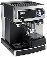 BEEM Germany i-Joy Caf&eacute; 15 bar, Espresso-Siebtr&auml;germaschine mit 15 bar und integriertem Milchaufsch&auml;umer, chrom-schwarz