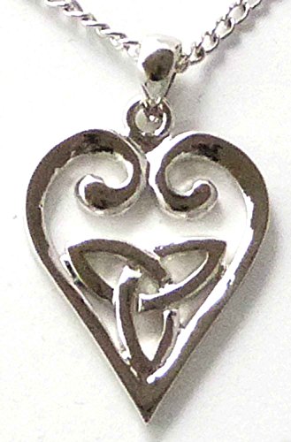 Celtic Trinity Heart Necklace