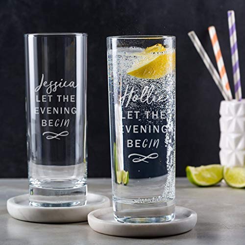 Personalised Highball Gin Glass/Funny Gin Glass Pun/Gin Related Gifts/Personalised Birthday Gifts For Women/Best Friend Gifts For Women