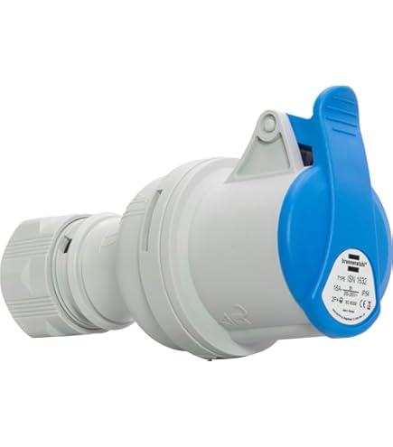 Presa Industriale CEE 400V/16A Brennenstuhl - IP44 Per Esterno, 4 Poli - Foto 2