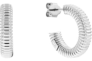 Calvin Klein Créoles pour Femme Collection PLAYFUL REPETITION