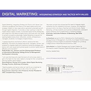 Digital Marketing: Integrating Strategy and Tactics with Values, A Guidebook for Exec