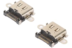 Annadue 2Pcs Replacement Console Type C Charging Port for Lite HDH‑001, USB C Console Dock Connector Charger Socket Port.