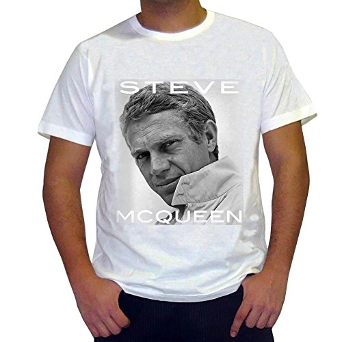 One in the City Steve McQueen t Shirt Cadeau Homme Blanc