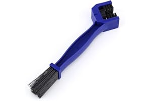 REMINNBOR Cepillo de Limpieza de la Cadena de la Motocicleta Engranaje de la Suciedad Cepillo Limpio Herramienta de Mantenimiento Limpieza de la Cadena de la Rueda para Ciclismo Bicicleta de Montaña azul