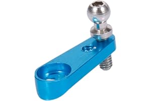 Goolsky- Reemplazo para Wltoys K989 A999 A979 L969 RC Coche Servo Brazo Cuernos Brazo de Dirección Aleación de Aluminio Piezas de Actualización