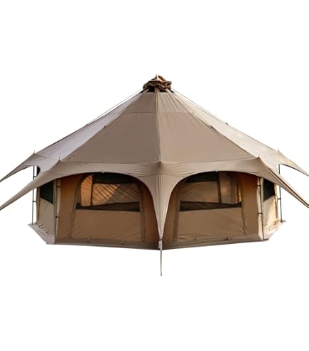 CanvasCamp SIBLEY 450 ProTech Glamping Tent, Canvas Camping Tent