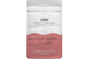FZDM glp-1 Patches, Weightless Patches Healthy Shape Support Botanical Plant-Based Formula with Berberine, 42 Vegan Patche