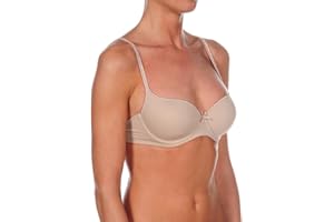 Selene, Sujetador de Mujer con Aros, Copas Acolchadas y Tirantes Finos, Colección Carolina