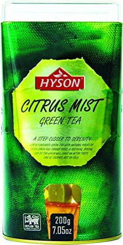 Organic Hyson Tea Breeze Collection - Flavoured Green Tea 200g (Citrus Mist)