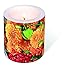 Produktbild 1 Kerze Blumen Früchte Herbst Dekoration Durchm. 9 cm/Höhe 10 cm,