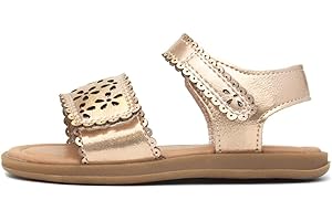 Walkright Delamere Girls Gold Easy Fasten Sandal