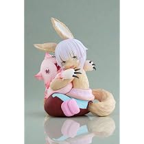 Zhongkaihua Figura De Anime Nanachi – Made In Abyss, Figura De Acción Sentada Abrazando A Mitti, Modelo De PVC Para Escritorio