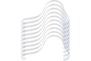 Happyyami 10 supporti per sandali trasparenti per esposizione di scarpe, supporti sagomati, per uso in negozio di scarpe o per riporre oggetti in casa